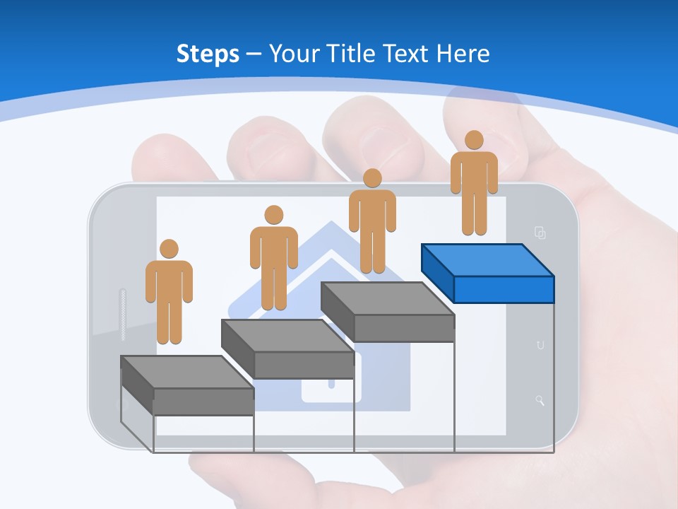 Smart Home In A Smartphone PowerPoint Template