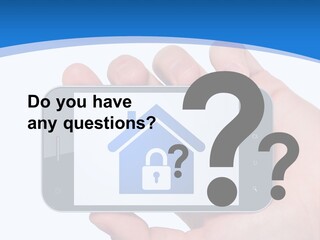 Smart Home In A Smartphone PowerPoint Template