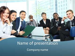 Team Discussion Of The Project PowerPoint Template