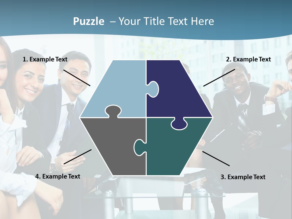 Team Discussion Of The Project PowerPoint Template