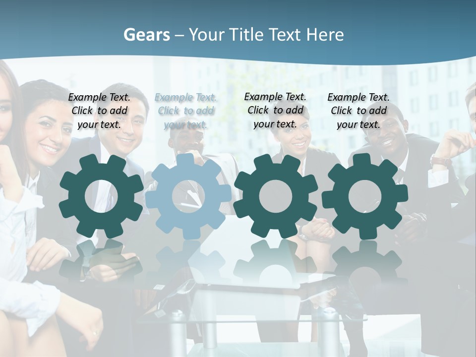 Team Discussion Of The Project PowerPoint Template