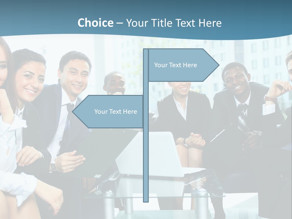 Team Discussion Of The Project PowerPoint Template