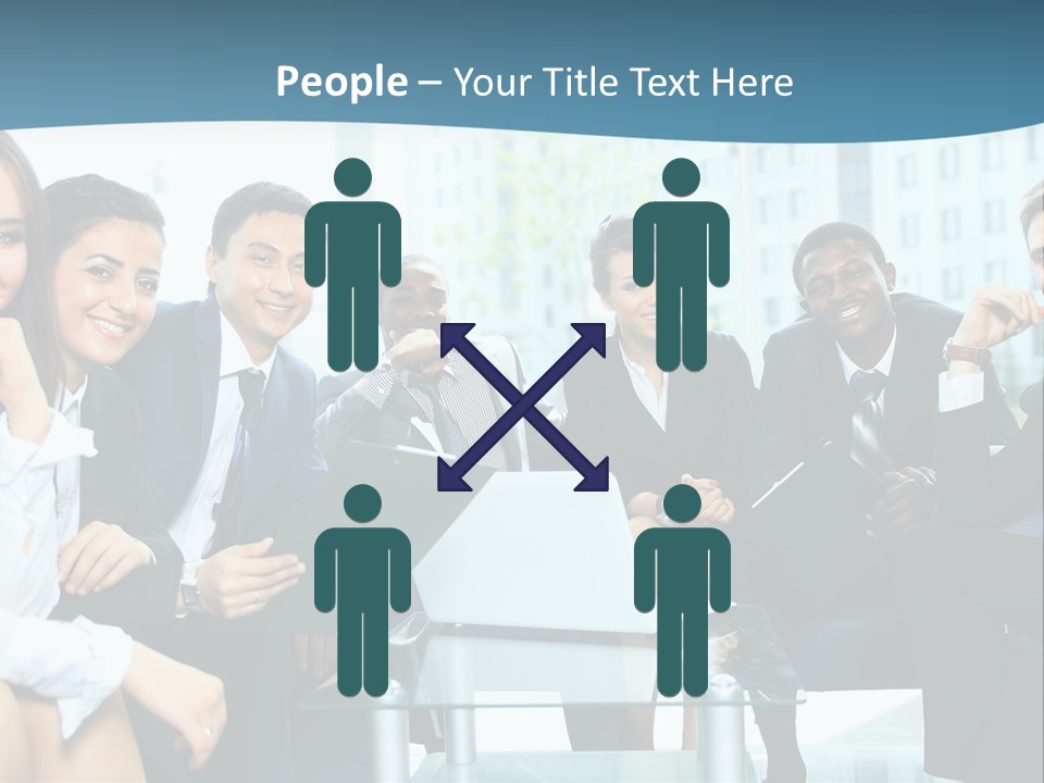 Team Discussion Of The Project PowerPoint Template
