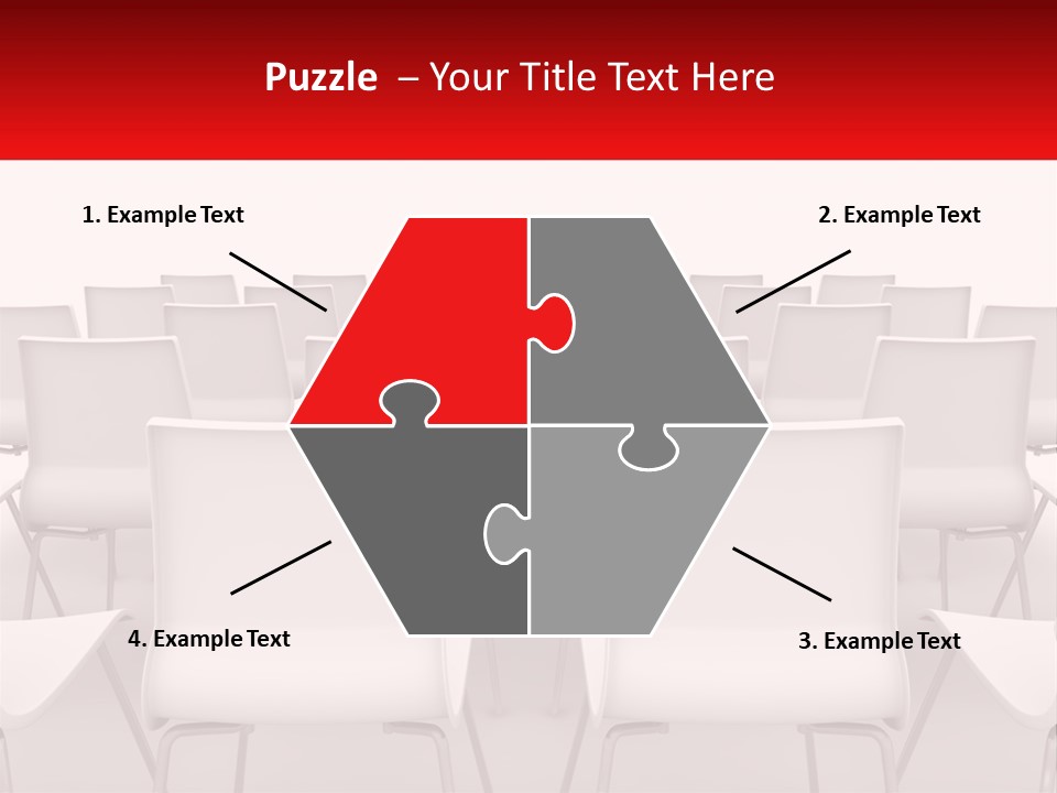 Chairs At The Conference PowerPoint Template