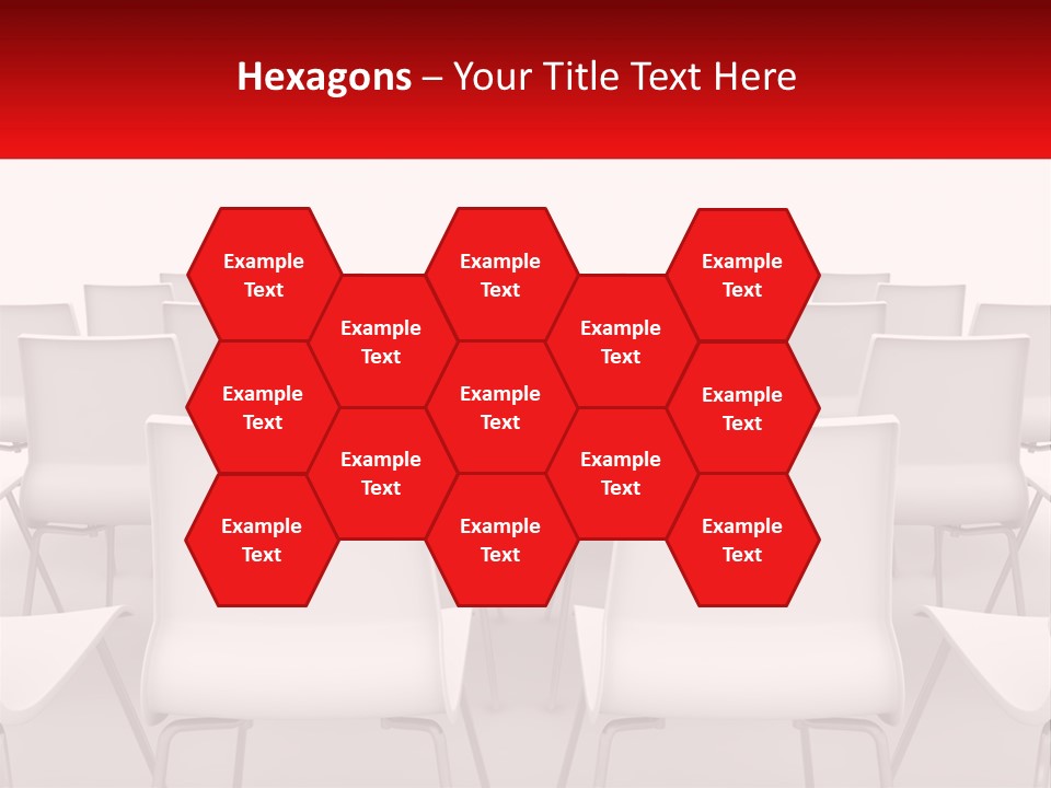 Chairs At The Conference PowerPoint Template