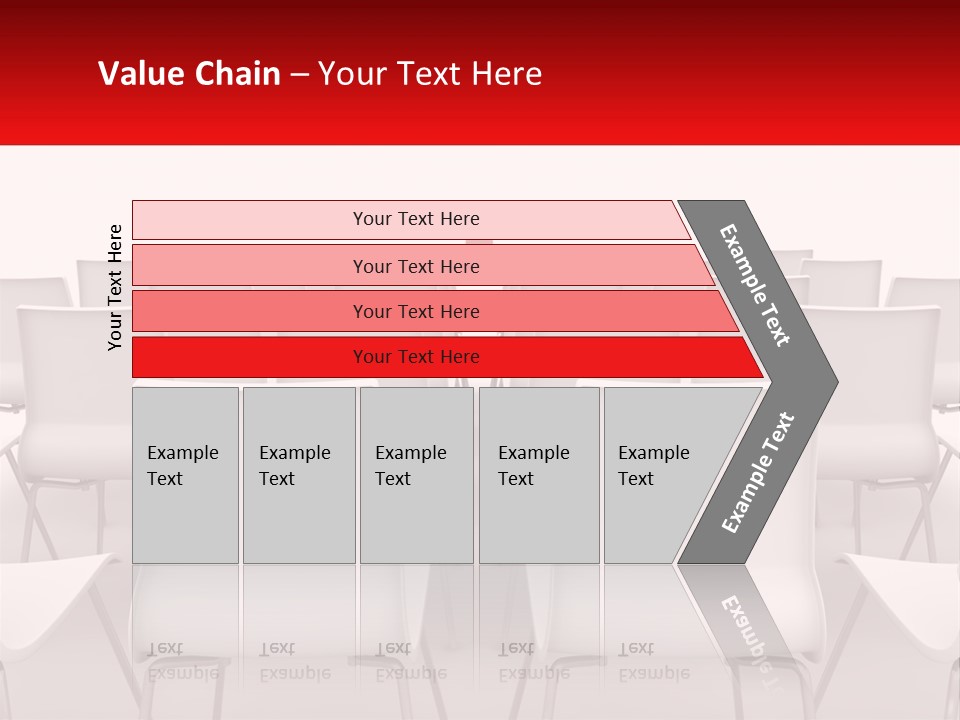 Chairs At The Conference PowerPoint Template