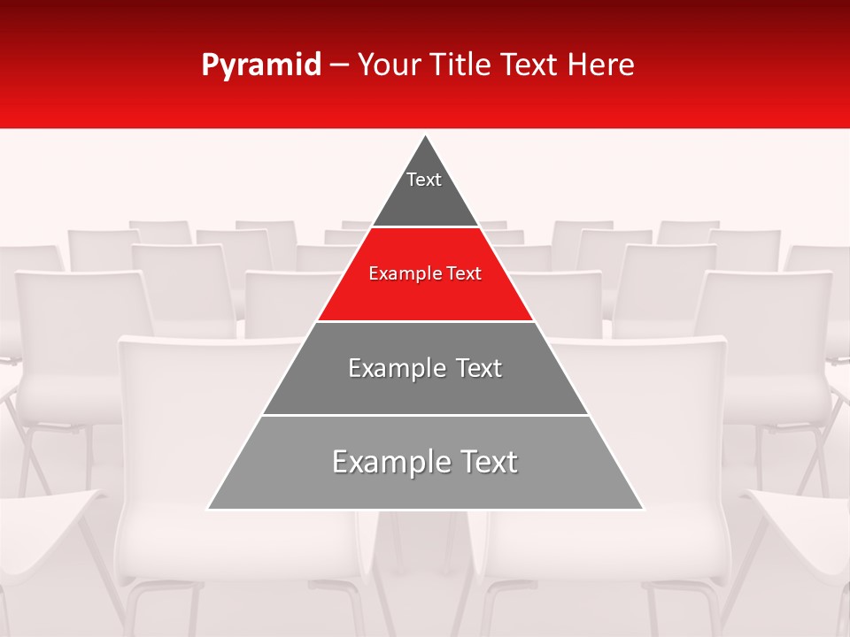 Chairs At The Conference PowerPoint Template