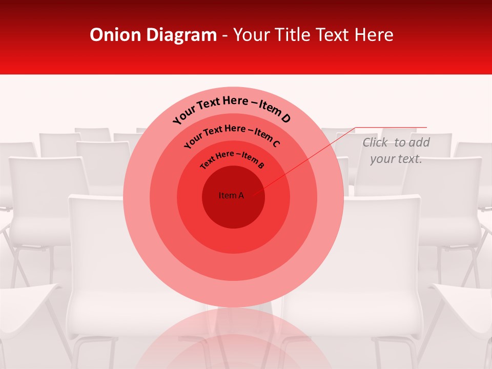 Chairs At The Conference PowerPoint Template