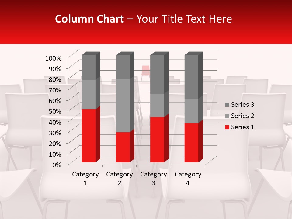 Chairs At The Conference PowerPoint Template