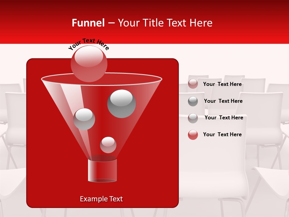 Chairs At The Conference PowerPoint Template