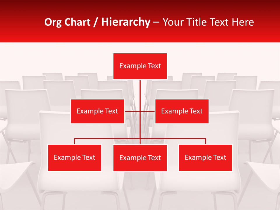 Chairs At The Conference PowerPoint Template