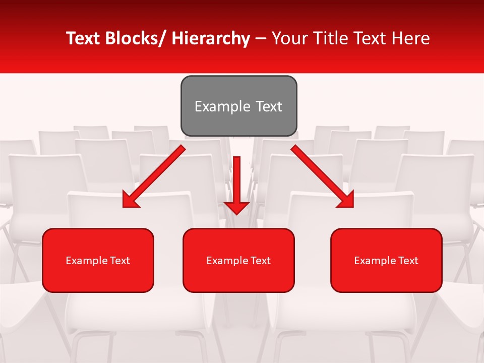 Chairs At The Conference PowerPoint Template