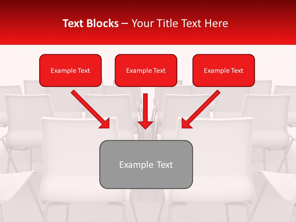 Chairs At The Conference PowerPoint Template