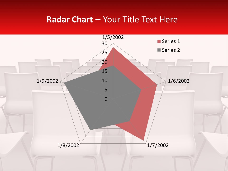 Chairs At The Conference PowerPoint Template