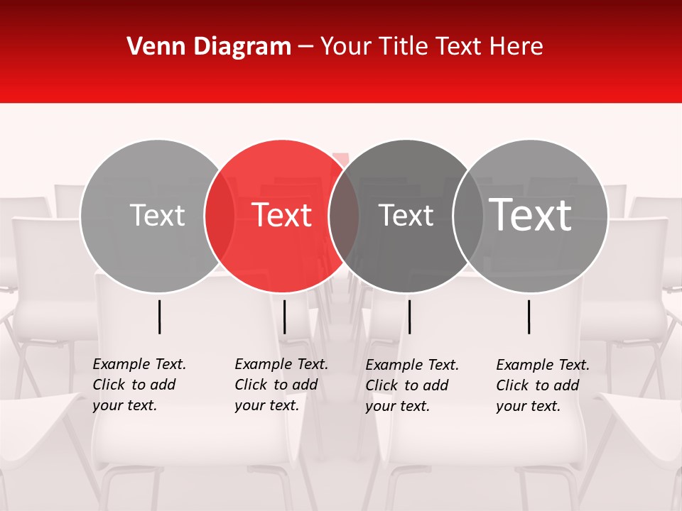 Chairs At The Conference PowerPoint Template