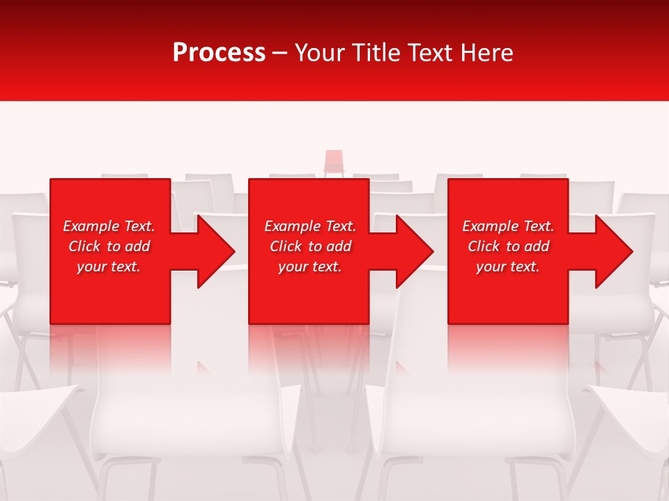 Chairs At The Conference PowerPoint Template