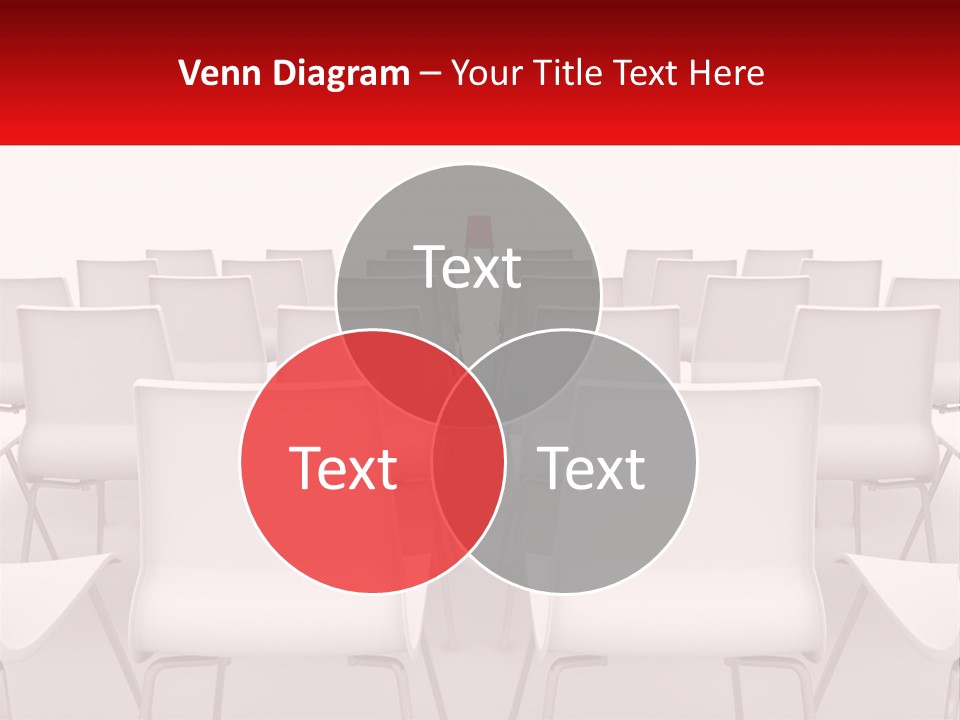Chairs At The Conference PowerPoint Template