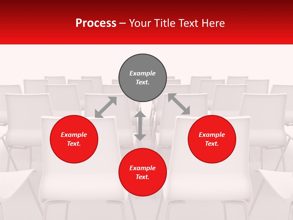 Chairs At The Conference PowerPoint Template
