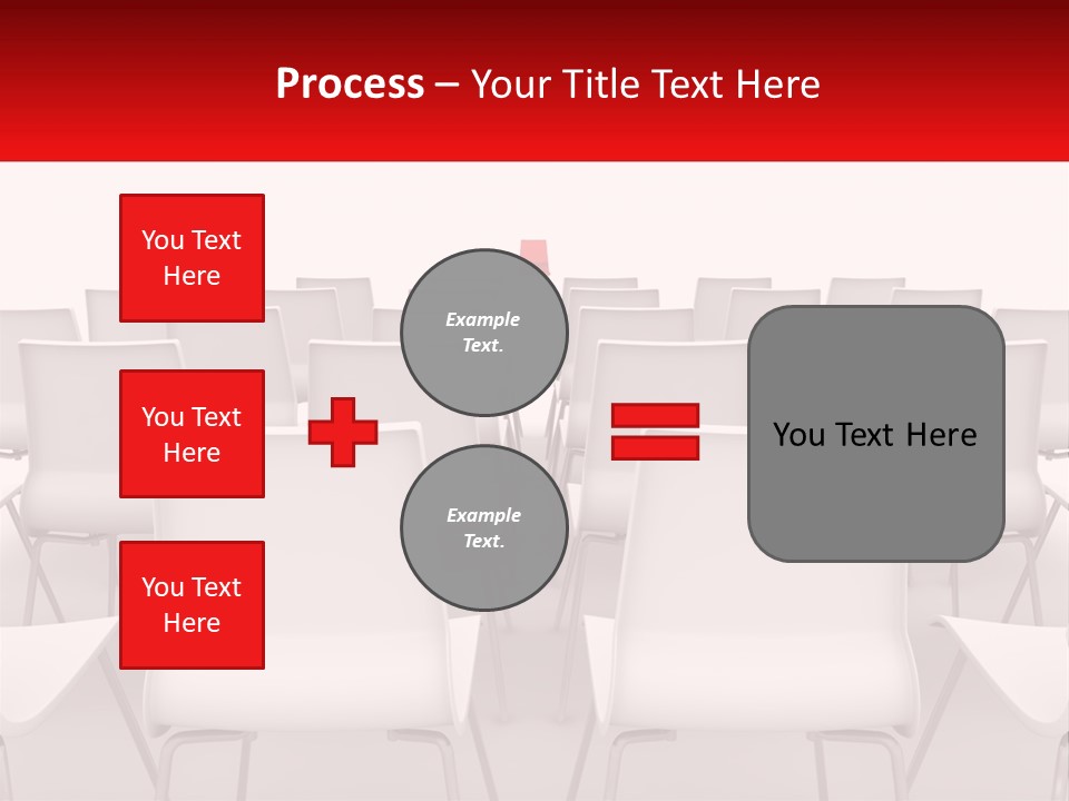 Chairs At The Conference PowerPoint Template