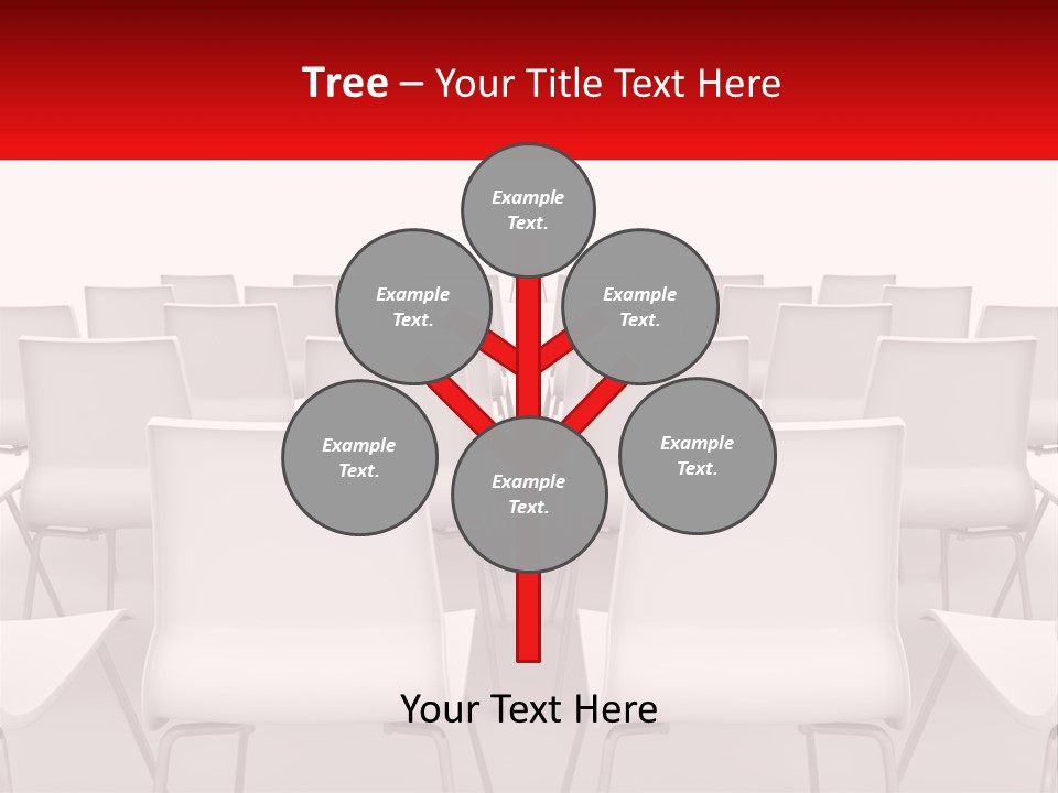 Chairs At The Conference PowerPoint Template