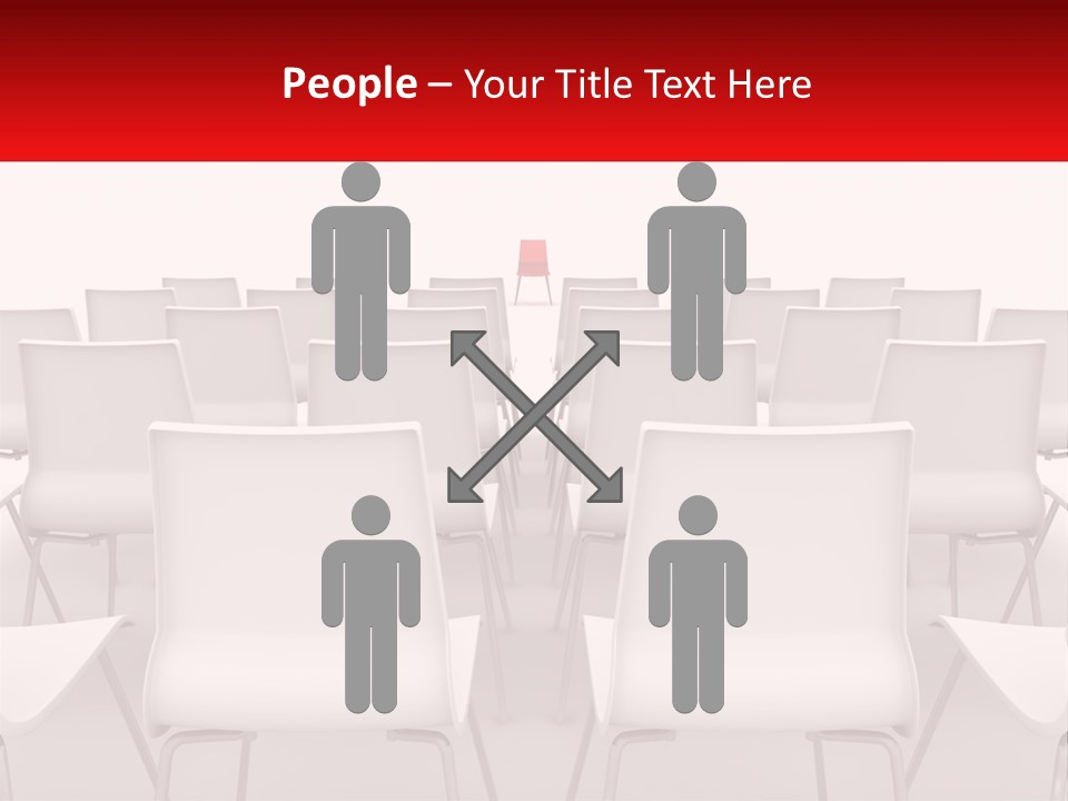 Chairs At The Conference PowerPoint Template