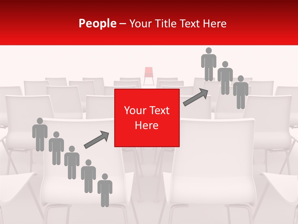 Chairs At The Conference PowerPoint Template