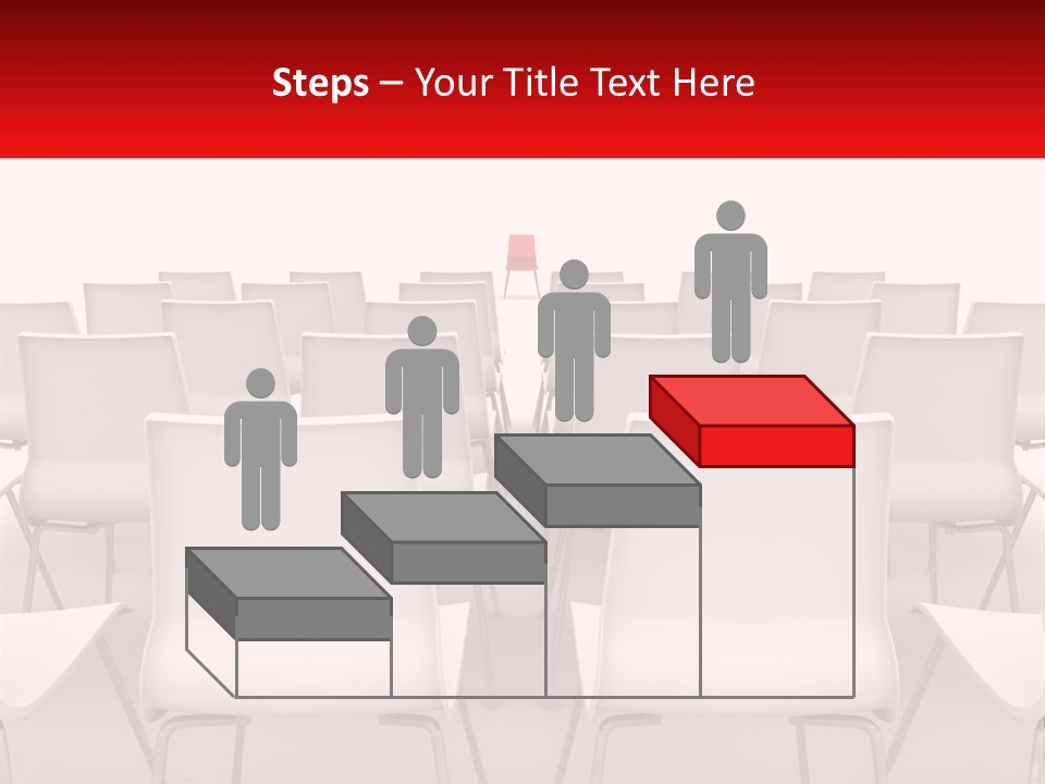 Chairs At The Conference PowerPoint Template