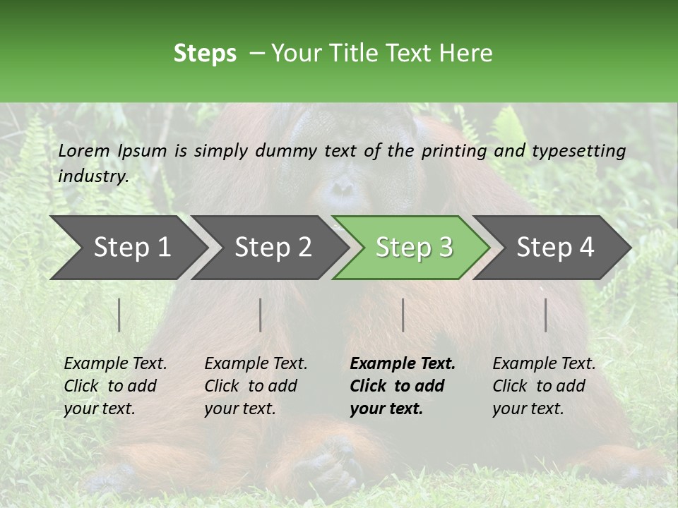 Orangutan PowerPoint Template