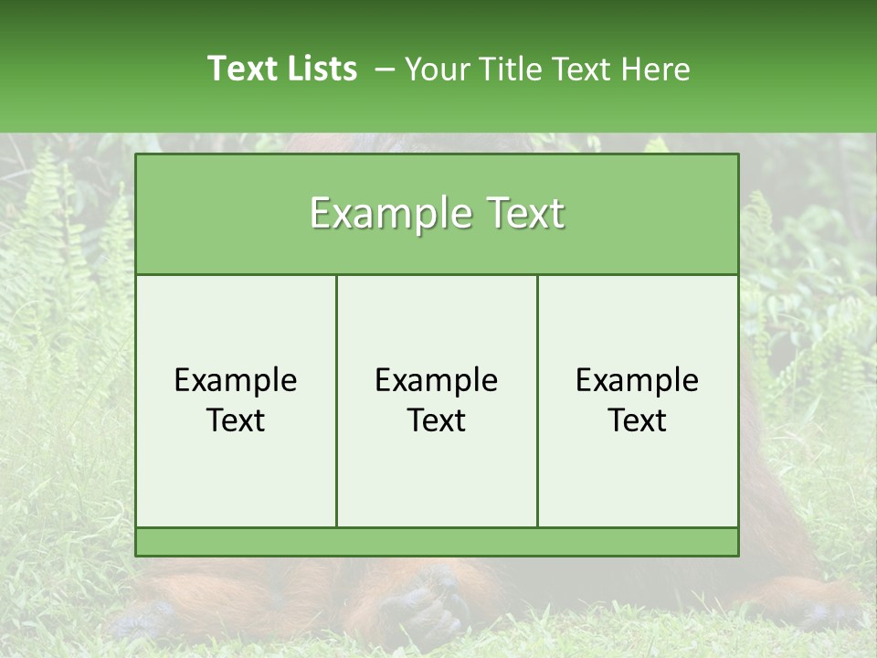 Orangutan PowerPoint Template
