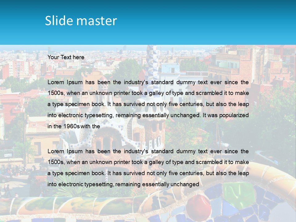 City For Tourists PowerPoint Template