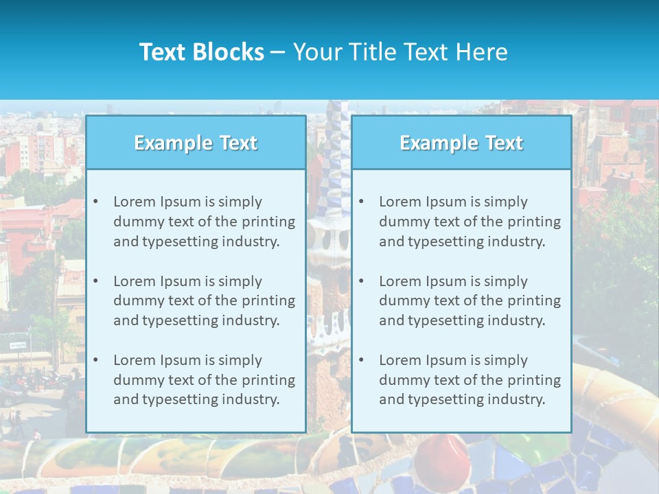 City For Tourists PowerPoint Template