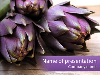 Spanish Artichoke PowerPoint Template