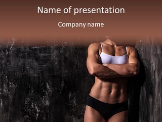 Sports Girl PowerPoint Template