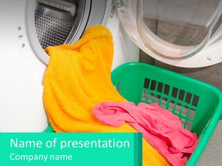 Clothes After Washing PowerPoint Template