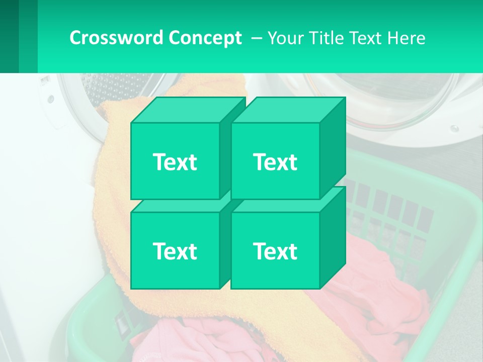 Clothes After Washing PowerPoint Template