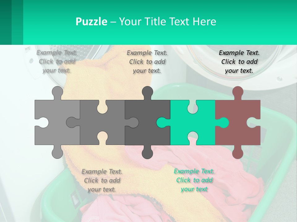 Clothes After Washing PowerPoint Template