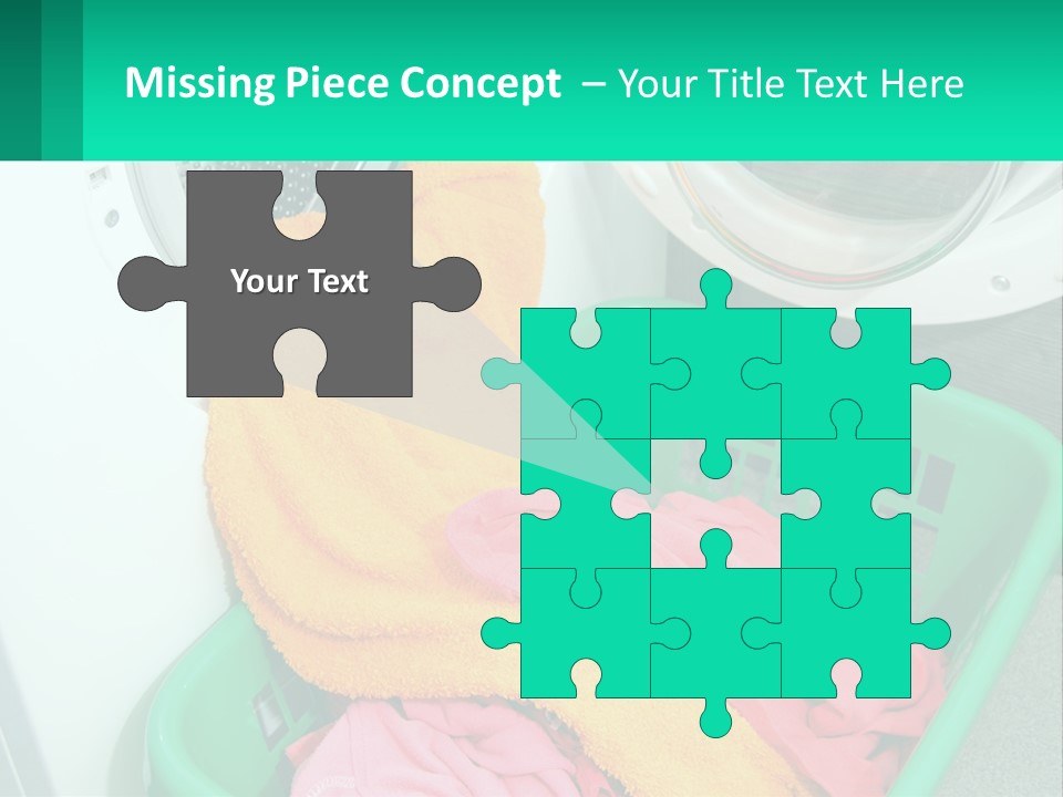 Clothes After Washing PowerPoint Template