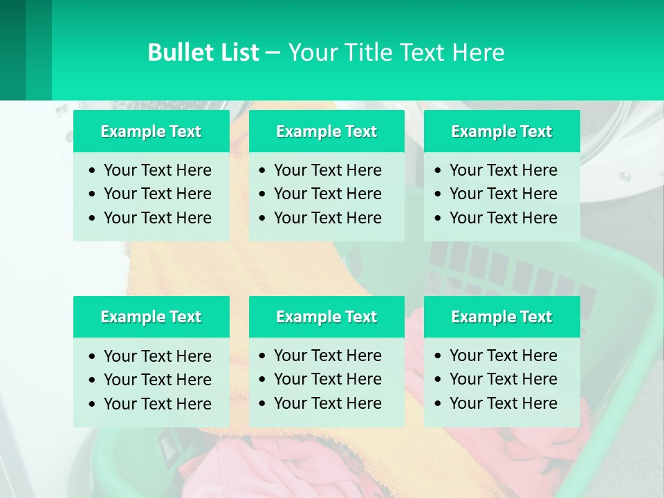 Clothes After Washing PowerPoint Template