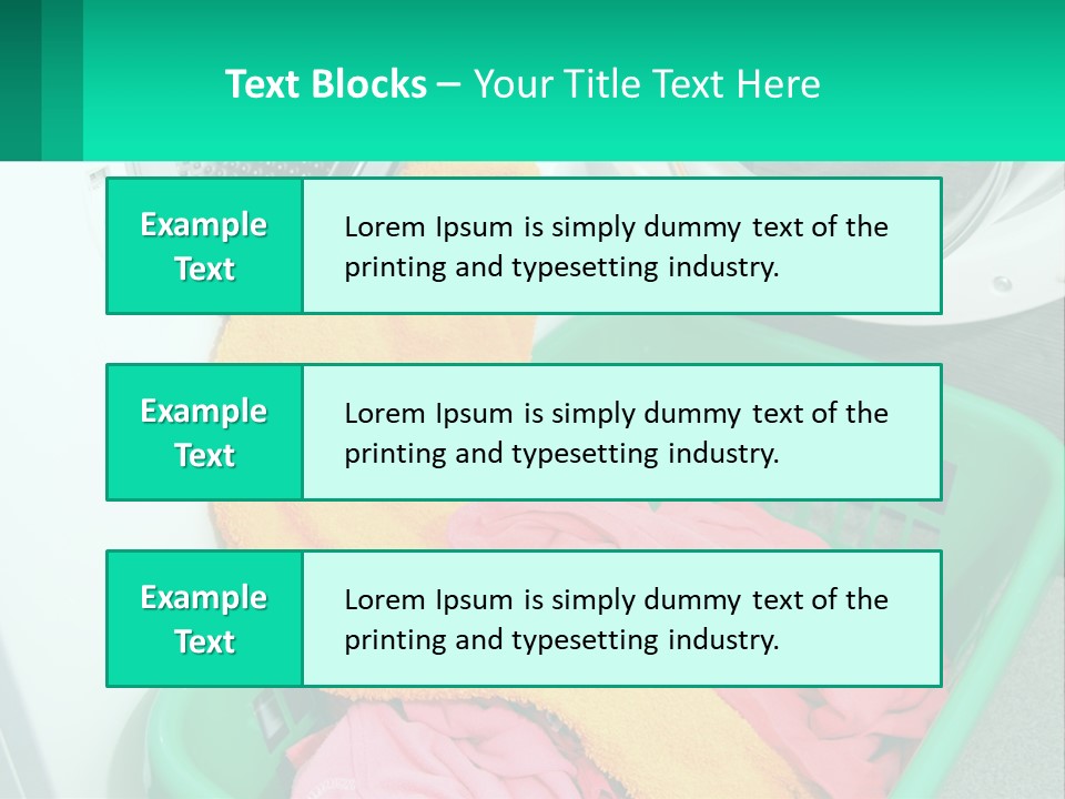Clothes After Washing PowerPoint Template
