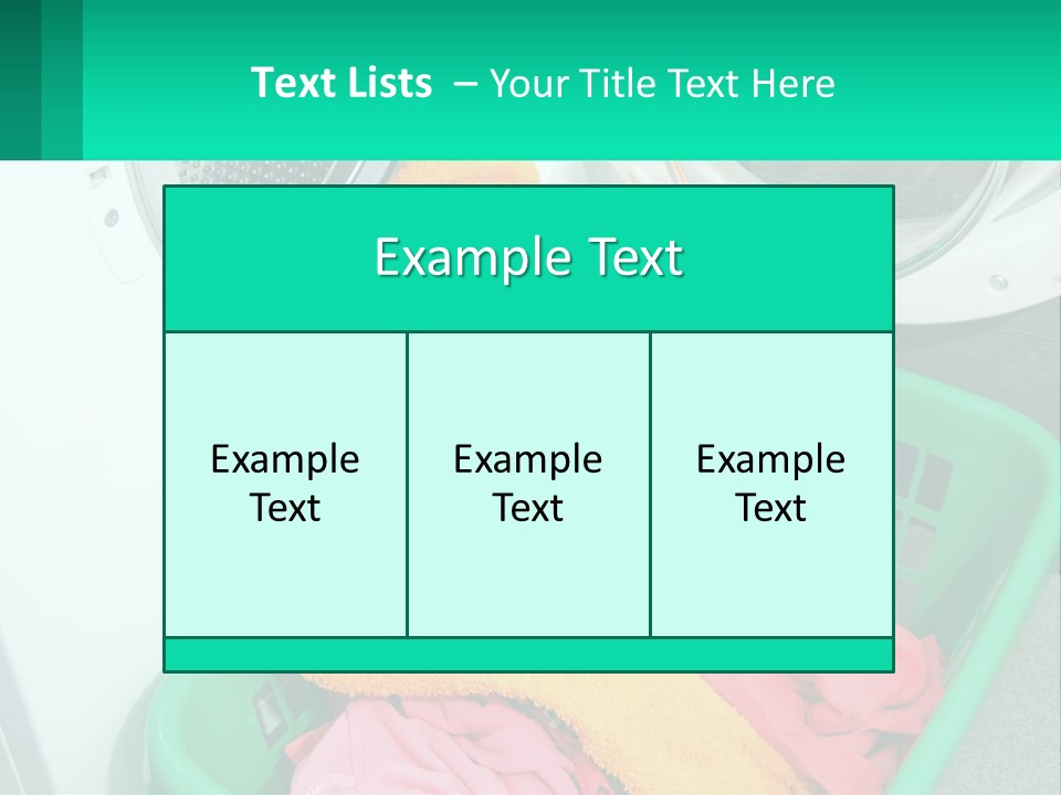Clothes After Washing PowerPoint Template