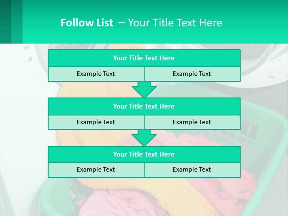 Clothes After Washing PowerPoint Template