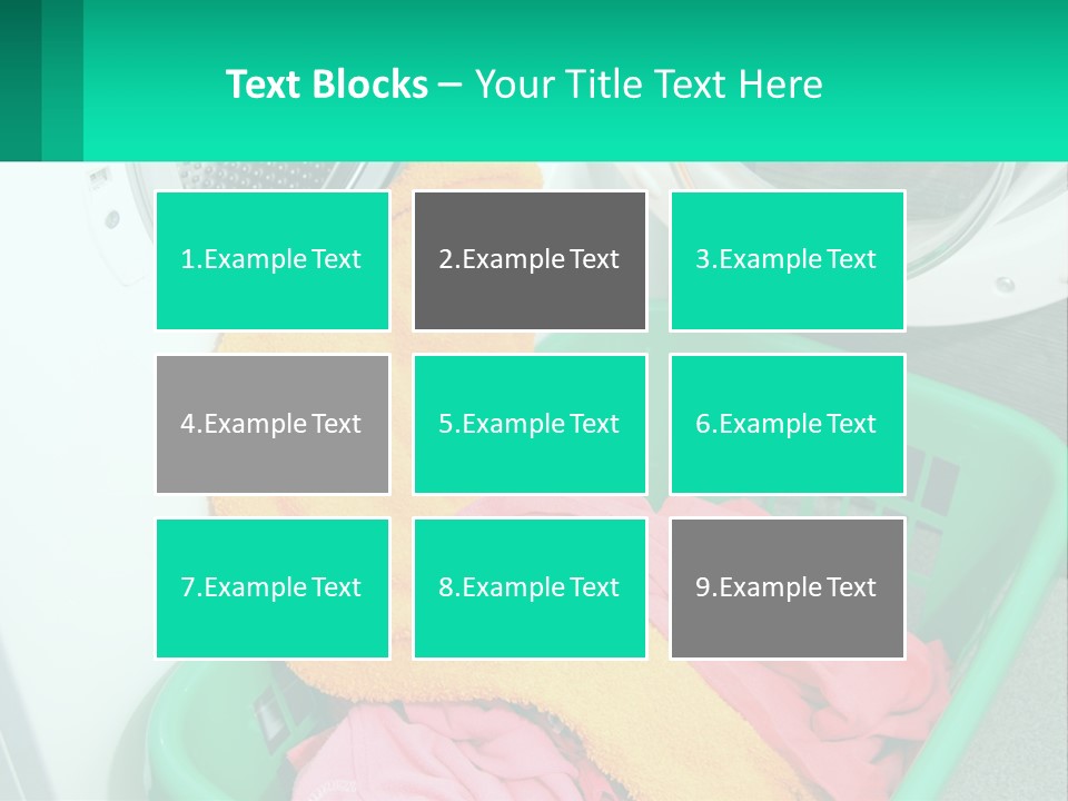 Clothes After Washing PowerPoint Template