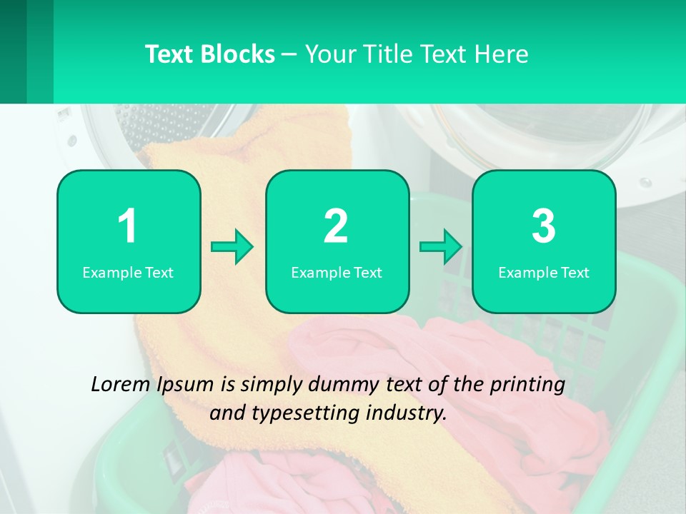 Clothes After Washing PowerPoint Template
