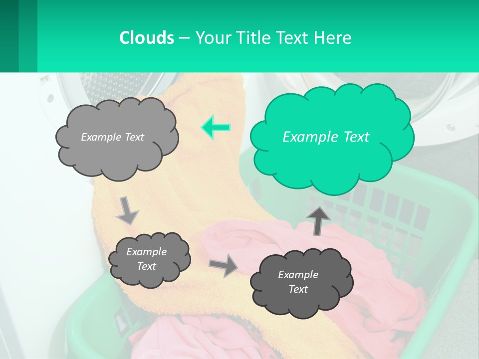 Clothes After Washing PowerPoint Template