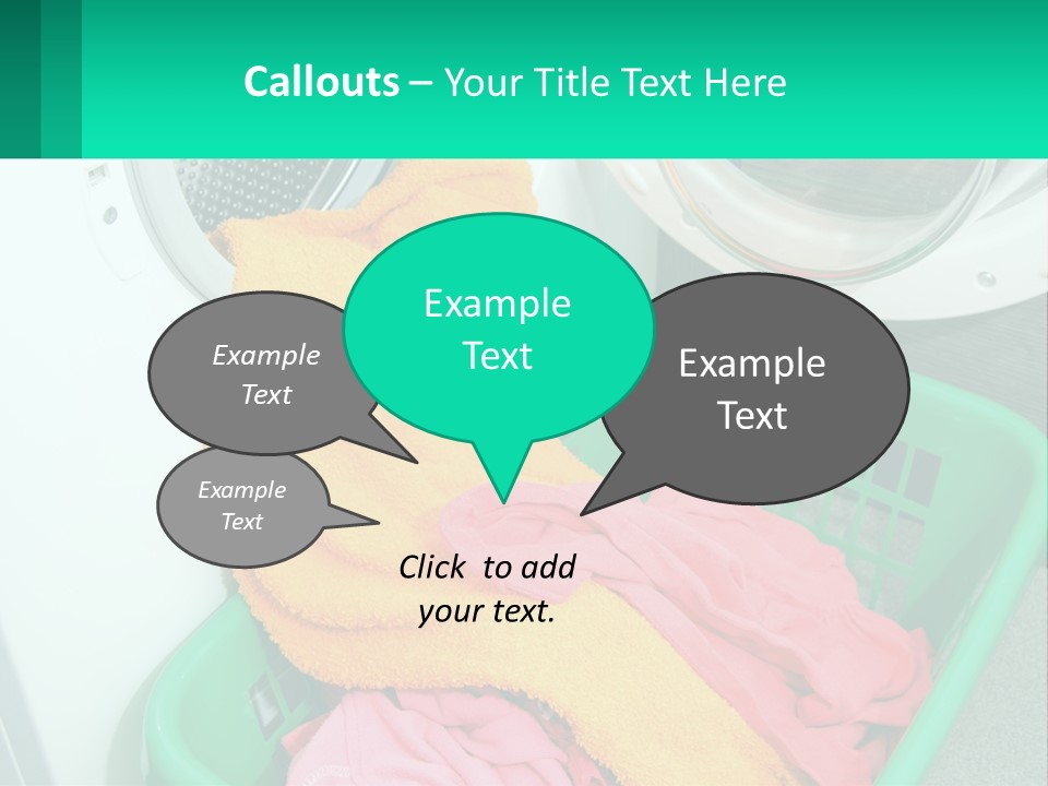 Clothes After Washing PowerPoint Template