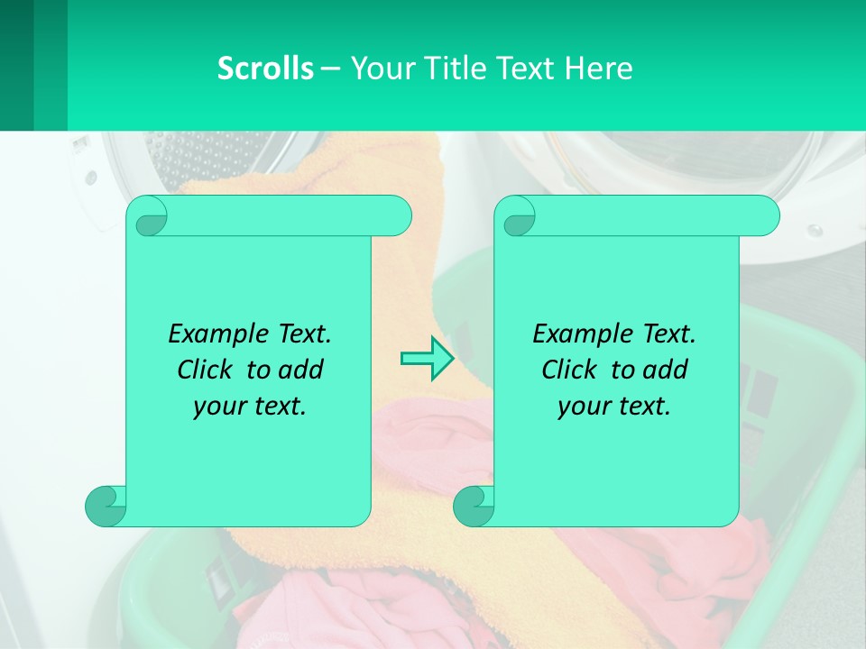 Clothes After Washing PowerPoint Template