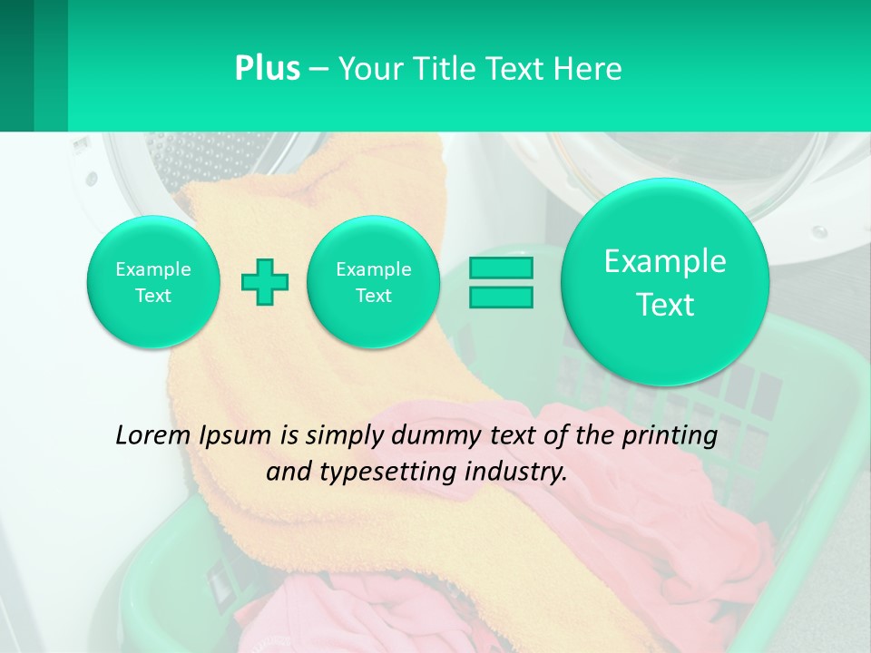 Clothes After Washing PowerPoint Template