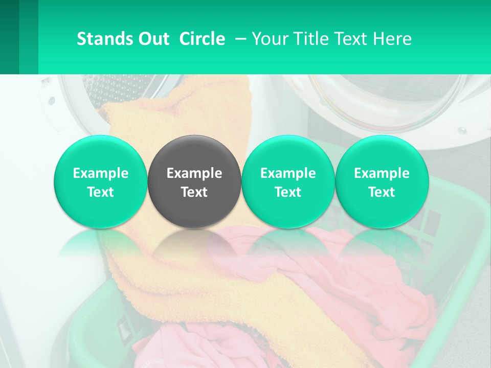 Clothes After Washing PowerPoint Template