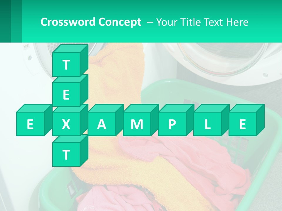 Clothes After Washing PowerPoint Template