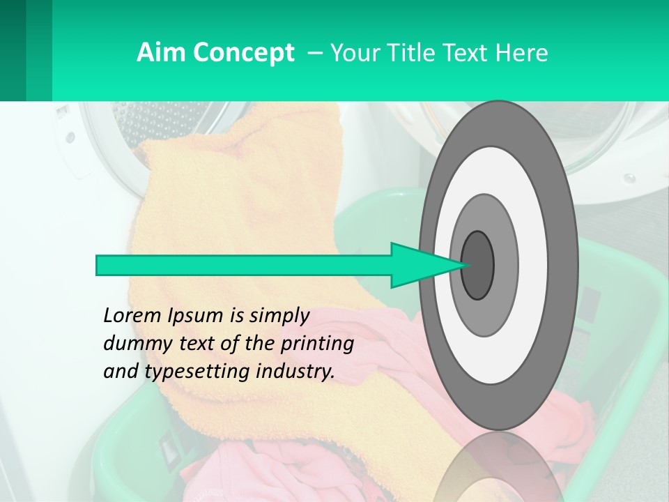 Clothes After Washing PowerPoint Template